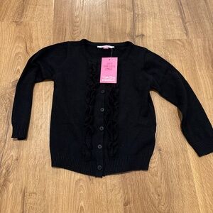 Size 5 Rufflebutts black sweater